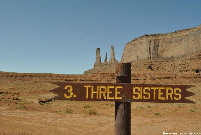 Three Sisters, Monument Valley Navajo Tribal Park